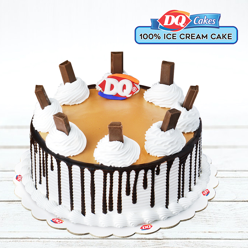 Chocolate Kitkat Blizzard® Cake (8") - Dairy Queen Online Delivery